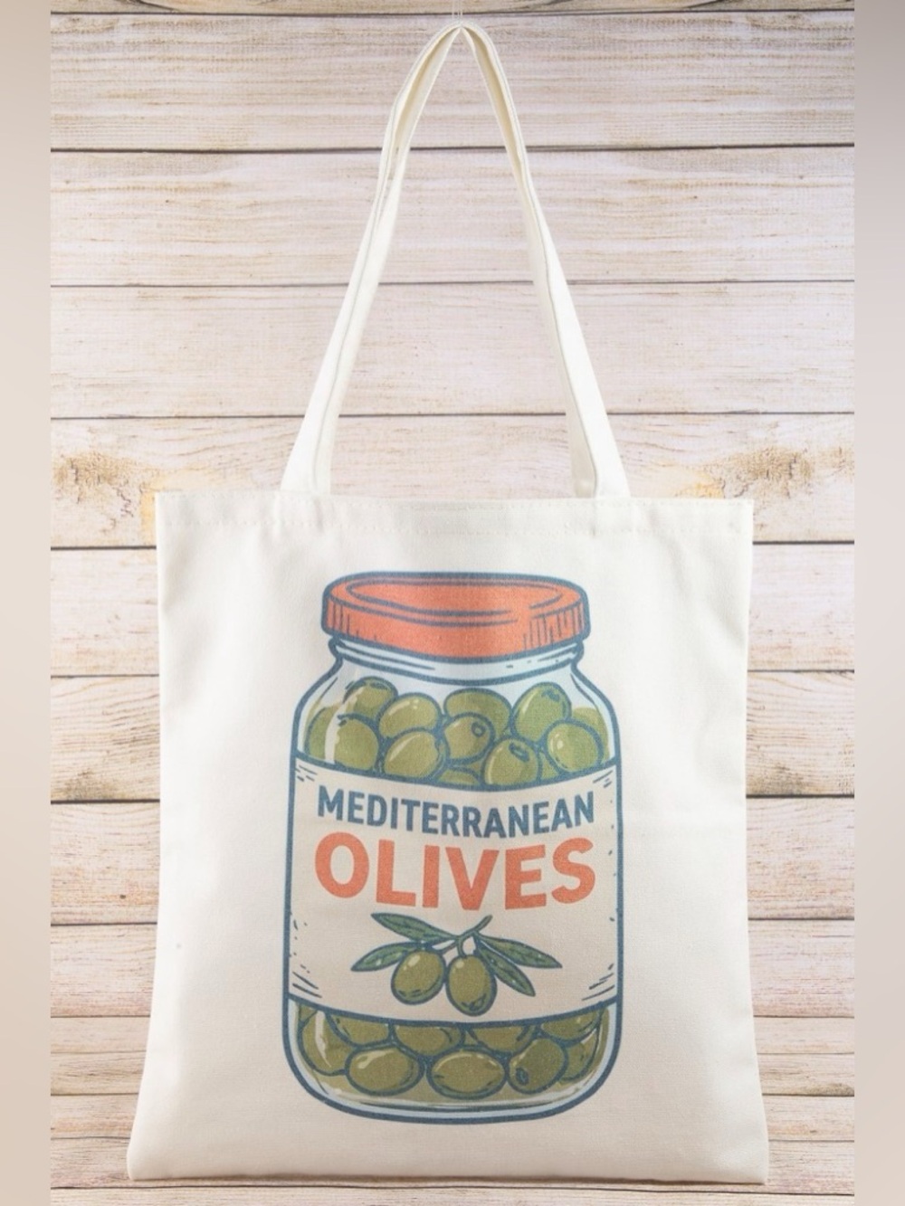 Fame Mediterranean Olives Tote Bag